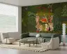 Radha Krishna Swing in Lush Forest Wall Mural 5