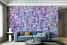 Serene Lavender Field Blossom Wall Mural 3