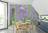 Vibrant Lavender Meadow Wall Mural