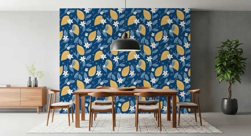 Lemon Orchard Wallpaper