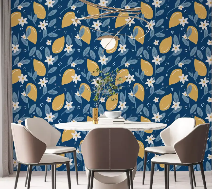 Lemon Orchard Wallpaper