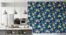 Lemon Blossom Pattern Wall Mural 4