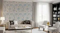 Tropical Palm Tree Pattern Wallpaper