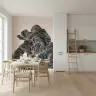 Contemporary Abstract Wavy Pattern Wall Mural 2