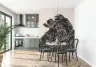 Contemporary Abstract Wavy Pattern Wall Mural 5