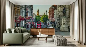 Vibrant London Cityscape Wall Mural