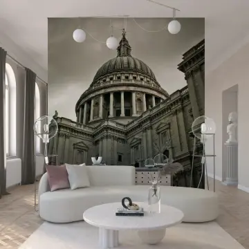 St. Paul's Cathedral Monochrome Wall Mural