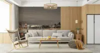 Iconic London Skyline Night View Wall Mural