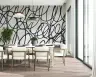 Contemporary Abstract Loop Line Wall Mural 2