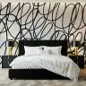 Contemporary Abstract Loop Line Wall Mural 3