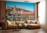 Historic Lyon Cityscape Riverfront Wall Mural 4