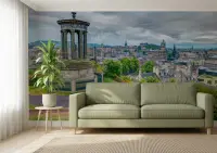 Edinburgh Dugald Stewart Monument Cityscape Mural