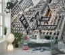 New York Cityscape Broadway Street Signs Wall Mural 1