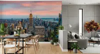 Manhattan Dawn Cityscape Wall Mural