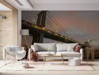 Manhattan Bridge Cityscape Wall Mural