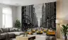 Manhattan Monochrome Yellow Taxi Wall Mural 2