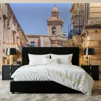 Mdina Ancient City Stone Architecture Wall Mural