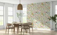 Vibrant Wildflower Meadow Wallpaper