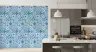 Mediterranean Blue Tile Pattern Wallpaper 5