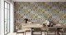 Vibrant Majolica Tile Mosaic Wallpaper 2