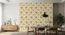 Vibrant Orange Grove Quatrefoil Wallpaper 5