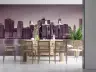 Twilight Cityscape Riverfront Wall Mural 1
