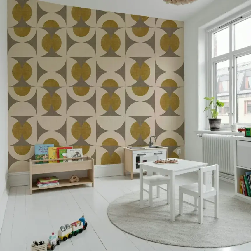 Mid-Century Modern Arcs Wallpaper -2995394