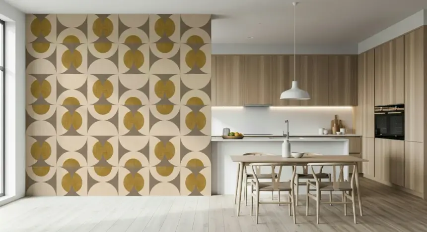 Mid-Century Modern Arcs Wallpaper -2995394