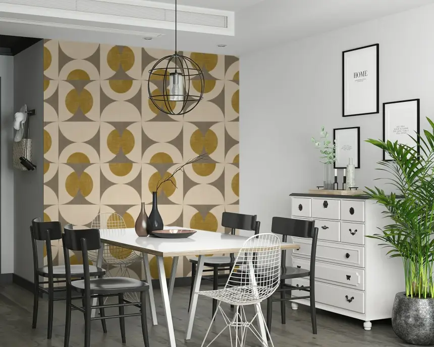 Mid-Century Modern Arcs Wallpaper -2995394