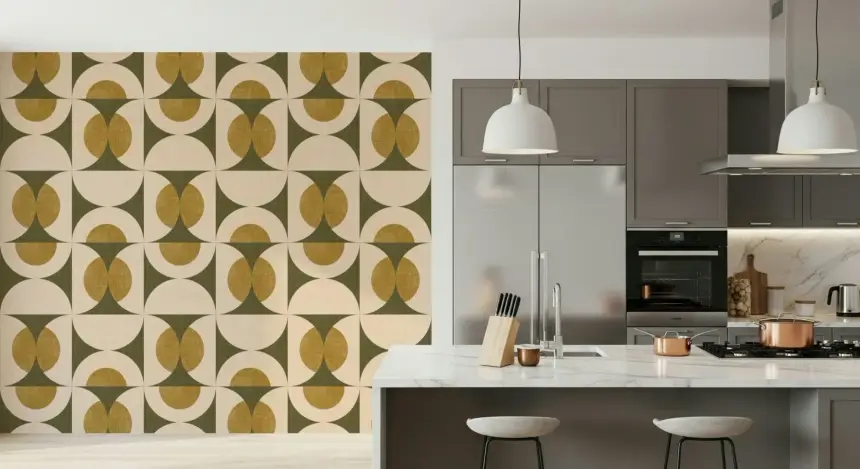 Mid-Century Modern Harmony Wallpaper -2995390