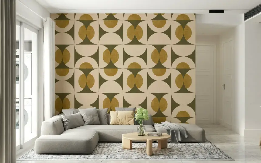Mid-Century Modern Harmony Wallpaper -2995390