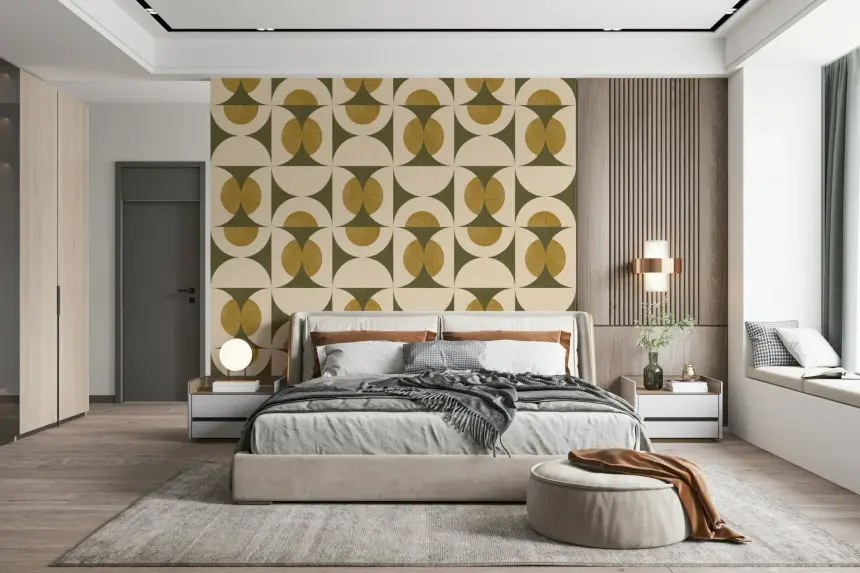 Mid-Century Modern Harmony Wallpaper -2995390