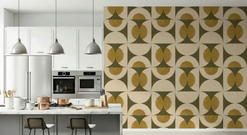 Mid-Century Modern Harmony Wallpaper -2995390