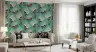 Mid-Century Floral Comb Pattern Wallpaper 5