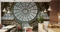 Grand Milan Galleria Dome Architectural Wall Mural
