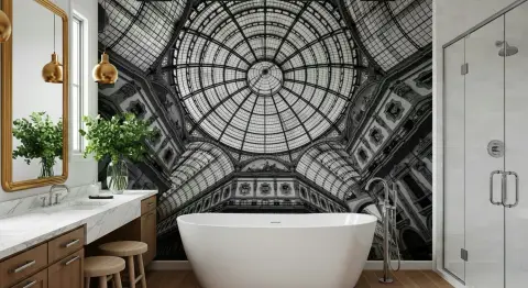 Grand Architectural Dome Ceiling Wall Mural