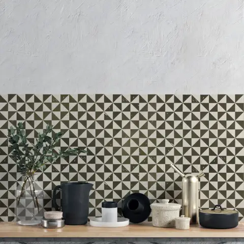Modern Geometric Triangle Pattern Wallpaper