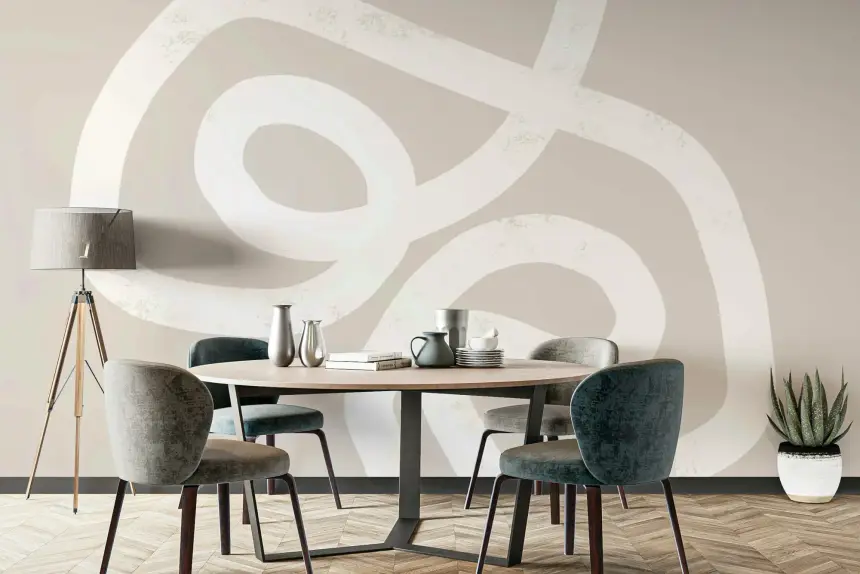 Minimalist Loop Wall Mural - 2312208