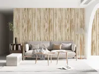 Contemporary Beige Woodgrain Textured Wall Mural