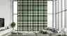 Modern Green and Beige Tartan Check Wallpaper 4