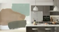 Abstract Earthy Tone Brush Stroke Wall Mural