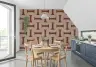 Geometric Interlock Pattern Wallpaper 3
