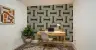 Earthy Toned Modern Geometric Block Wallpaper 5