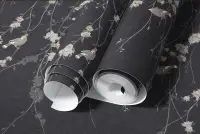 Elegant Chinoiserie Birds and Floral Wallpaper