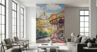 Parisian Carousel Sacré-Cœur Wall Mural