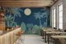 Enchanted Moonlit Jungle Animals Wall Mural 4