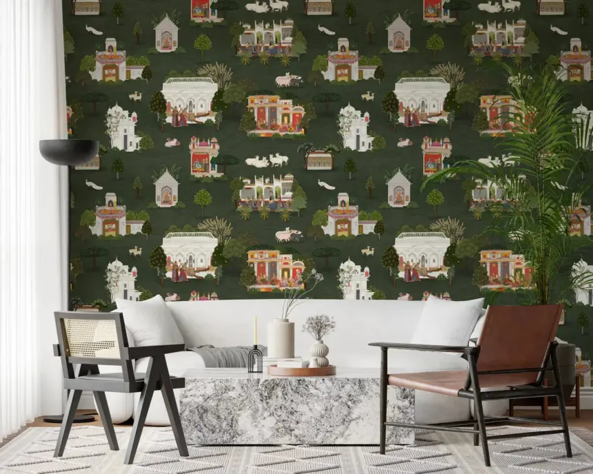 Mughal Palace Dreams Wall Mural