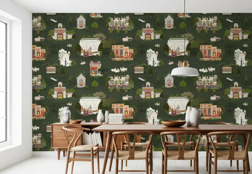 Mughal Palace Dreams Wall Mural