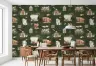Mughal Miniature Palace Garden Wall Mural 3