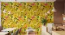 Vibrant Retro Vegetable and Fruit Pattern Wallpaper 1